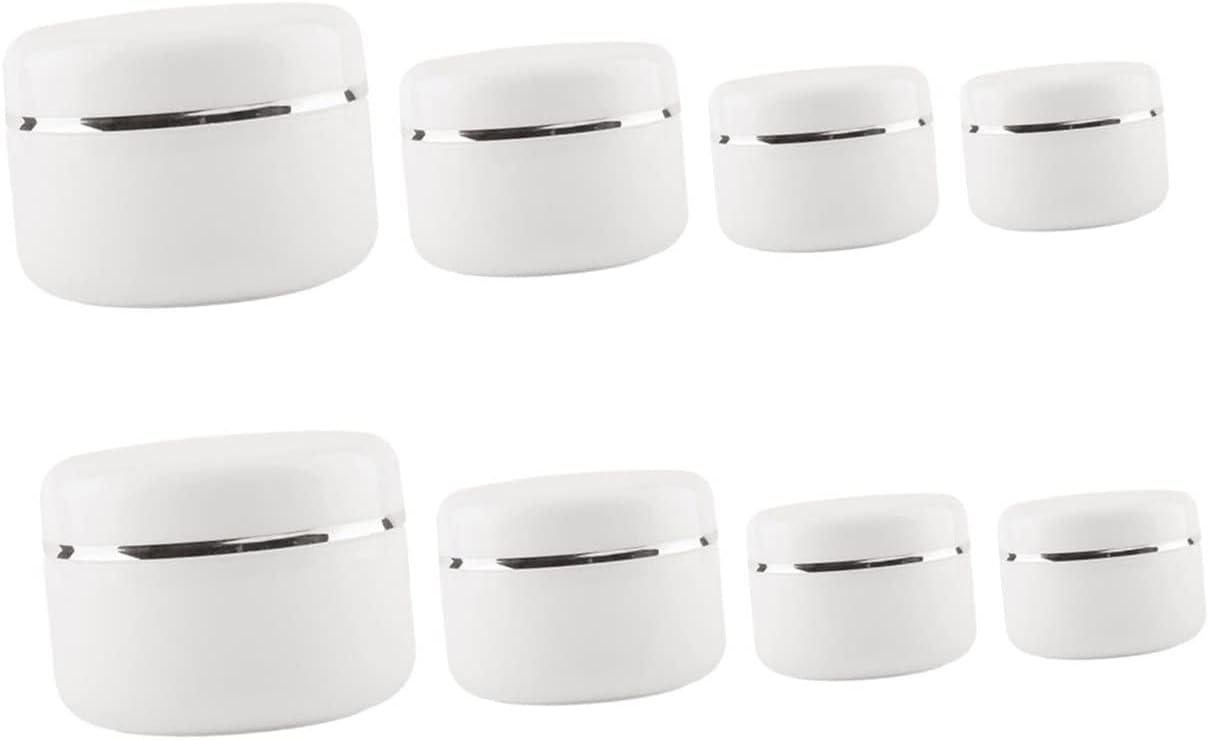 Lot de 12 Pots cosmétiques blancs premium – Image 3