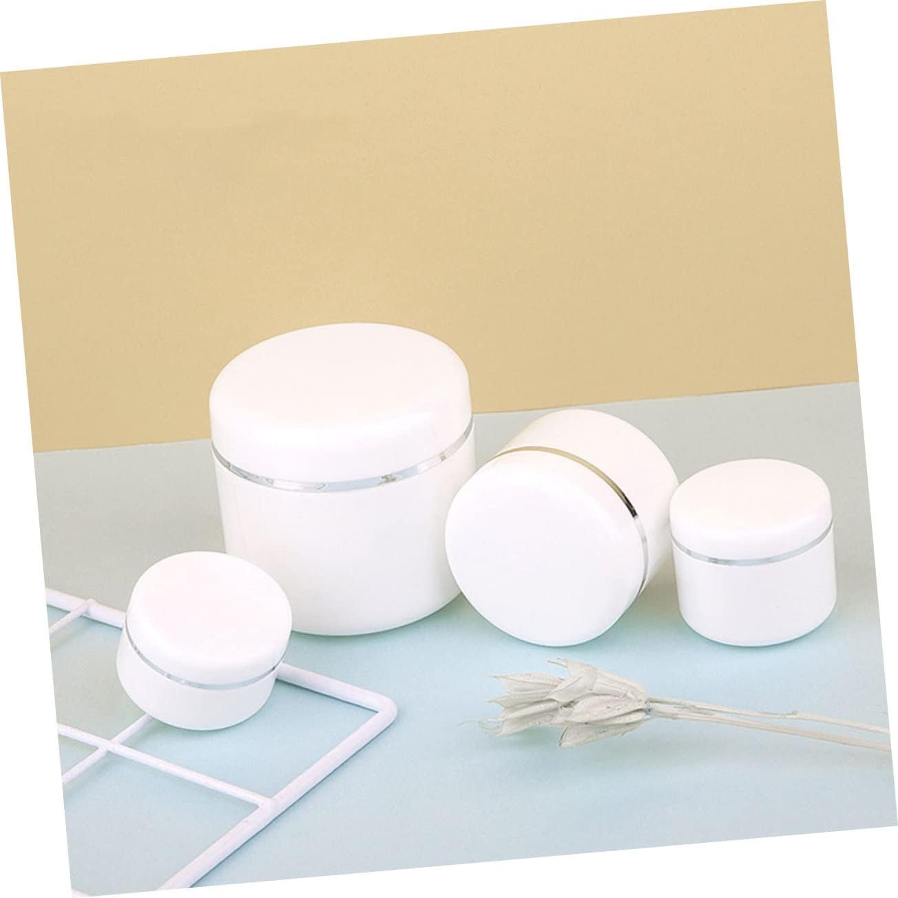 Lot de 12 Pots cosmétiques blancs premium – Image 2