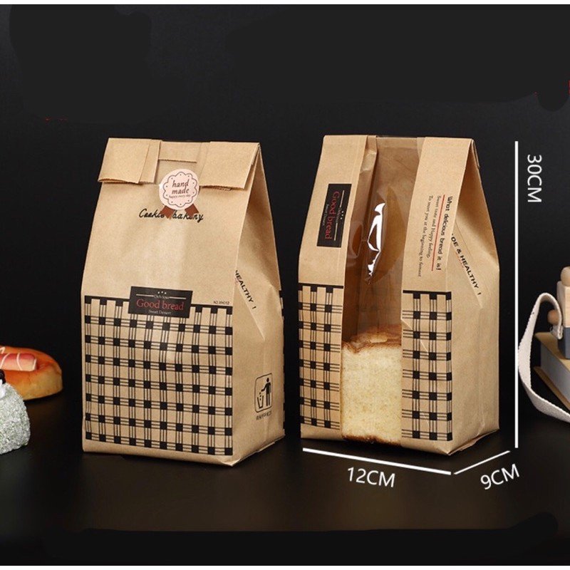 Lot de 50 Sacs en papier kraft pour pâtisseries – Image 2