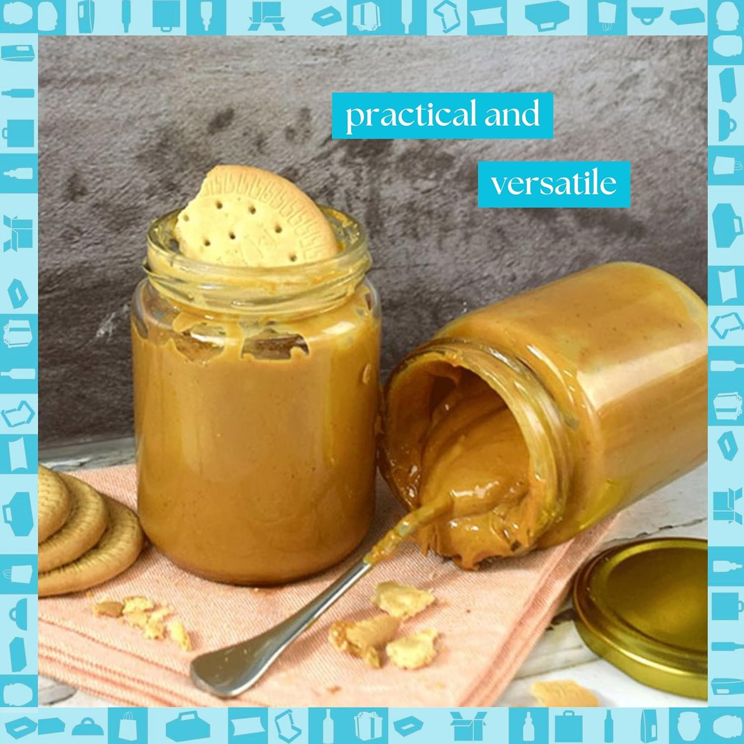 Lot 10 Bocaux en verre – Image 3