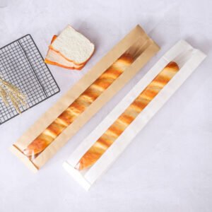 Lot de 50 Sachets sandwich en papier avec fenêtre