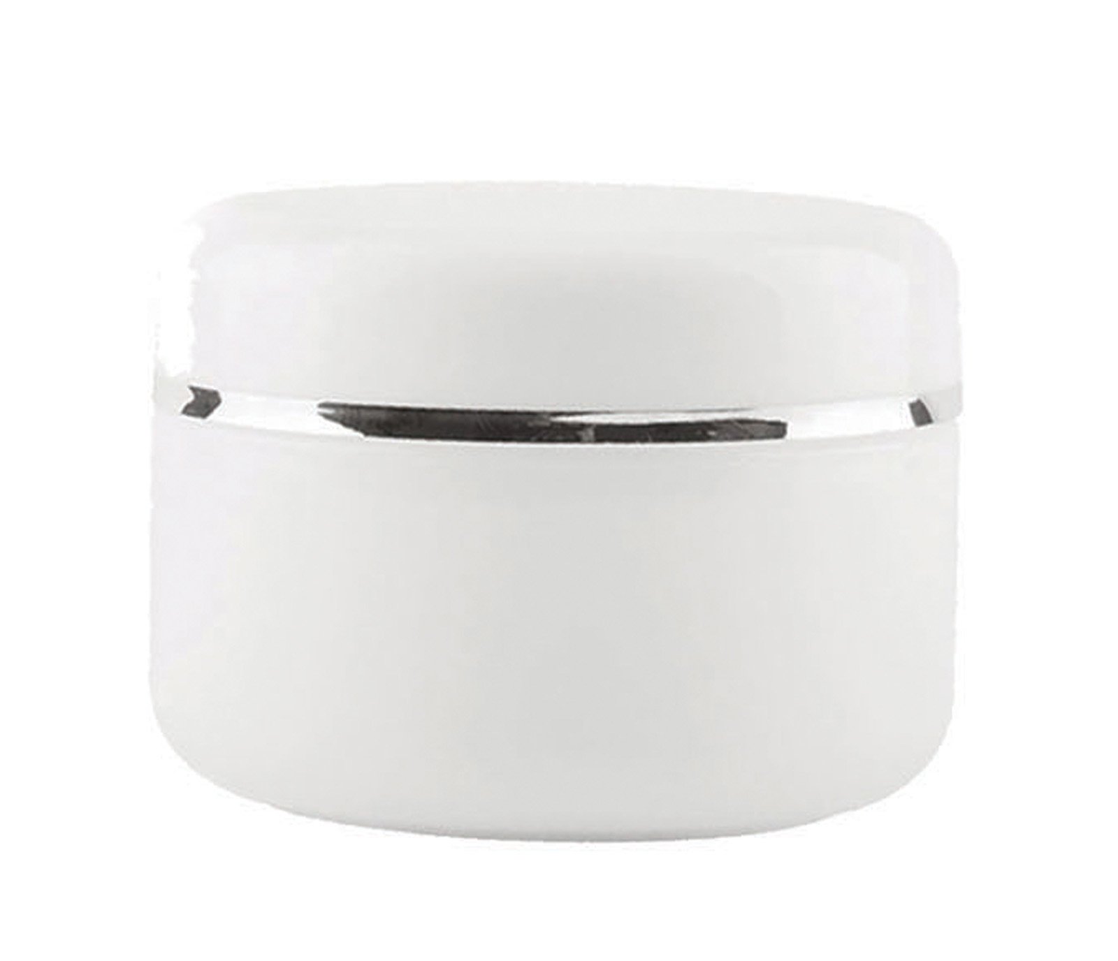 Lot de 12 Pots cosmétiques blancs premium