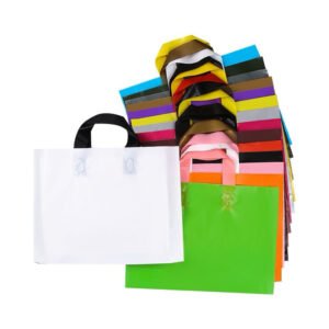 Lot de 100 Sacs plastiques avec poignées souples