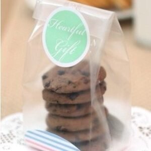 Lot de 100 Sachets cookies en plastique